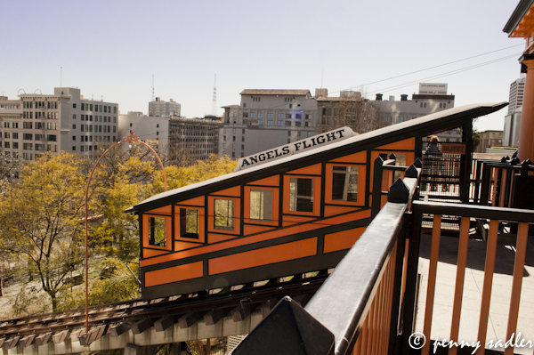 Angels flight, world's shortest railroad, los angeles @PennySadler 2013
