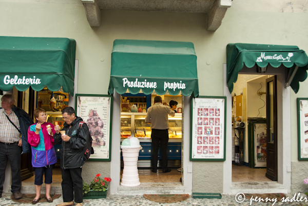 gelateria, San Giulio di Orta, Lake Orta, Italy @PennySadler 2013