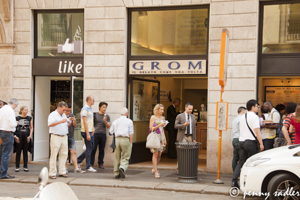 Grom gelateria, Milan, Italy @PennySadler