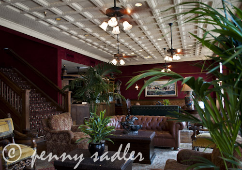 interior lobby stockyards hotel copyright penny sadler ft.worth texas Stockyards Hotel Ft. Worth Texas