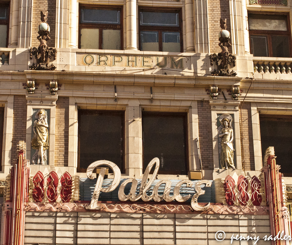 The Palace Theater, Broadway St. Los Angeles, CA @PennySadler 2013