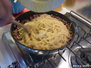 spaghetti carbonara @PennySadler 2013