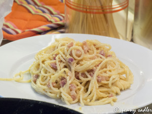 spaghetti carbonara @PennySadler 2013