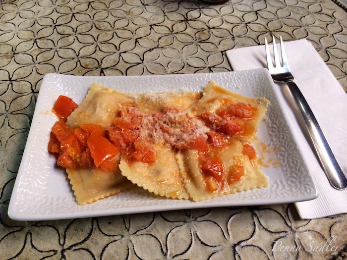 From, A little bit of italy along California's highway 1, Pasta at Harmony Cafe at the Pewter Plough @;PennySadler 2015