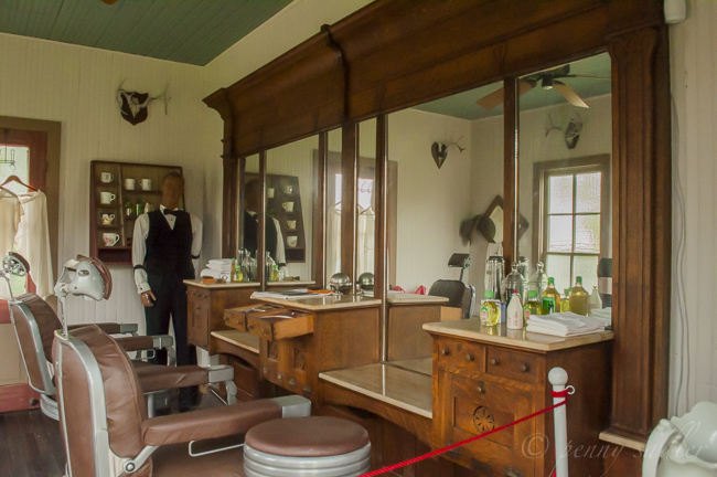 old barber shop and tools