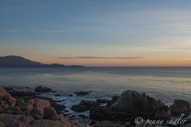 Postcard the Lone Cypress and Pebble Beach @PennySadler 2015