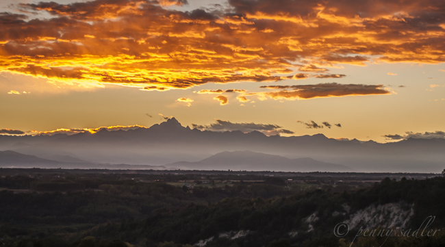 Monviso in the Alps, Barolo Italy @PennySadler 2015