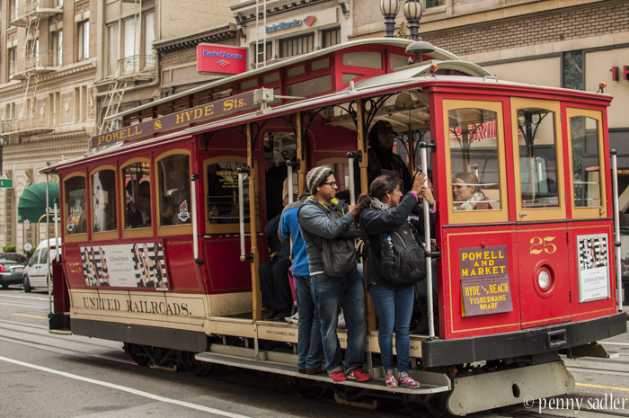 Cable Cars are an iconic San Francisco sight. @PennySadler Insider Tips from Hospitatlity Pros San Francisco