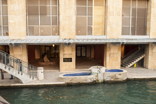 Exterior river walk Drury Hotel San Antonio