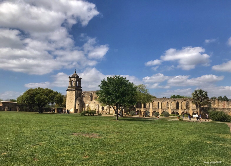 Mission San Jose, San Antonio, Texas, exterior.