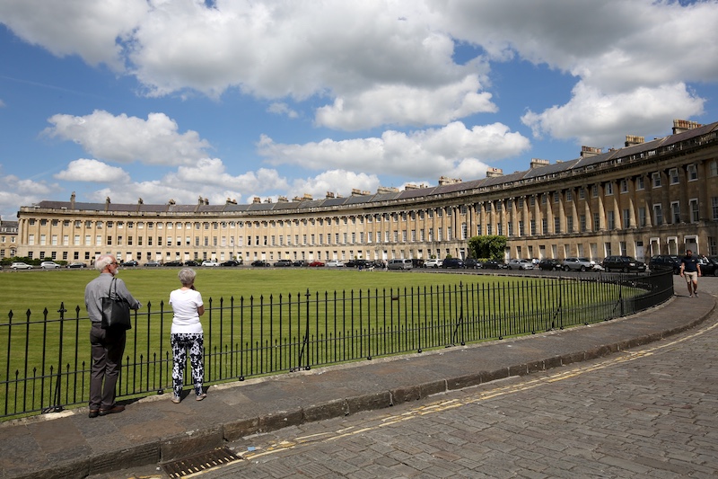 The Royal Crescent Bath, England