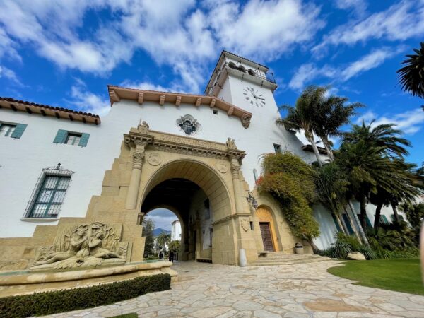 Santa Barbara County courthouse by Penny Sadler