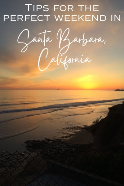 Sunset in Santa Barbara California