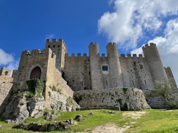 the castle of walls of Obidos Portugal