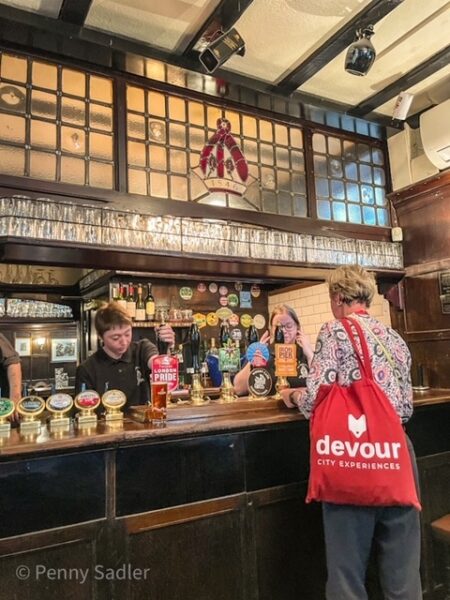 Interior of the Old Mitre London