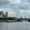 A view of the River Thames and the London Eye