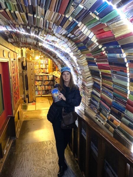 woman in bookstore day trip in Los Angeles