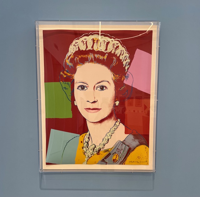 Andy Warhol portrait of Queen Elizabeth