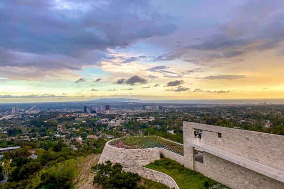 view from the Getty Center, Los Angeles, CA