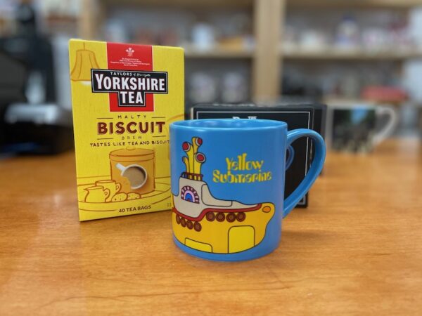 tea and a mug English tea and The Beatles
