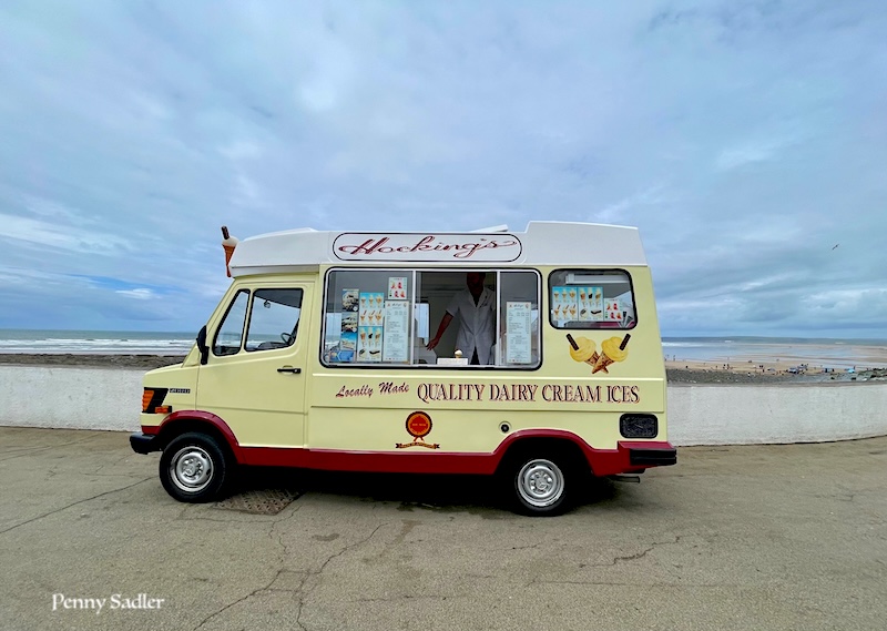 Hockings Ice cream van, Westward Ho! North Devon
