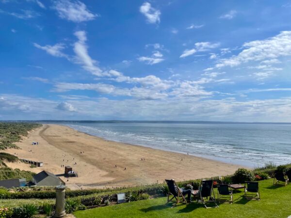beach view from above Saunton Sands