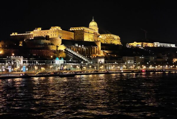 Castles and cathedrals on Buda Hill overlooking the Danube River, Hungary