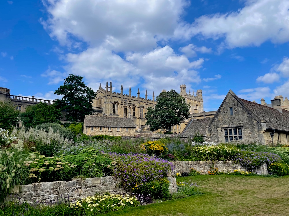 war memorial gardens at Christ Church College in Oxford, UK
