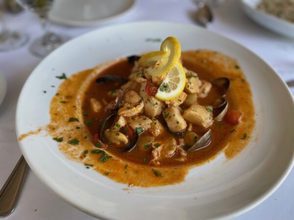 cioppino soup at Celestino, Pasadena, California