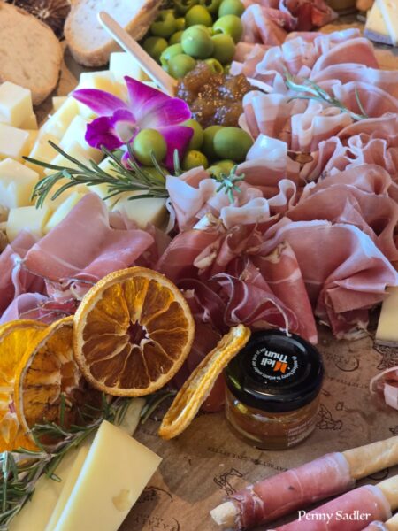 Charcuterie with Speck from RECLA in alto Adige. Italy.